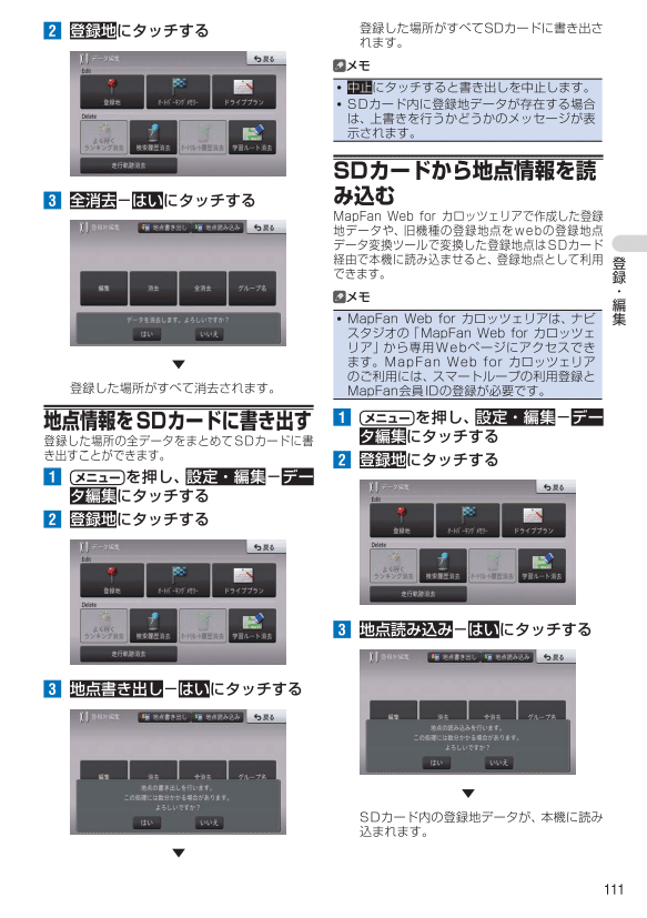 地点登録
